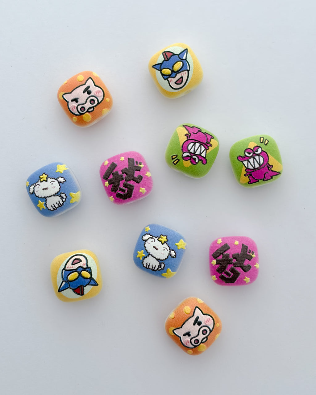 21.0 fancy acrylic beads - 10 pc