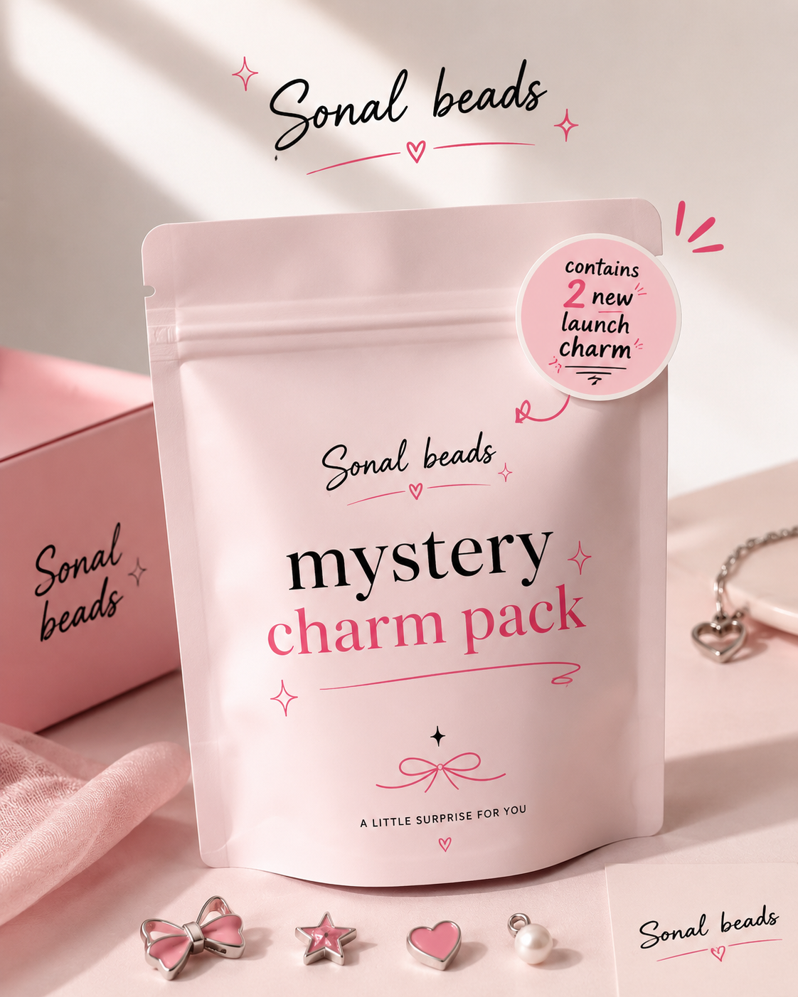 Random luxury charm - 7-10 pc