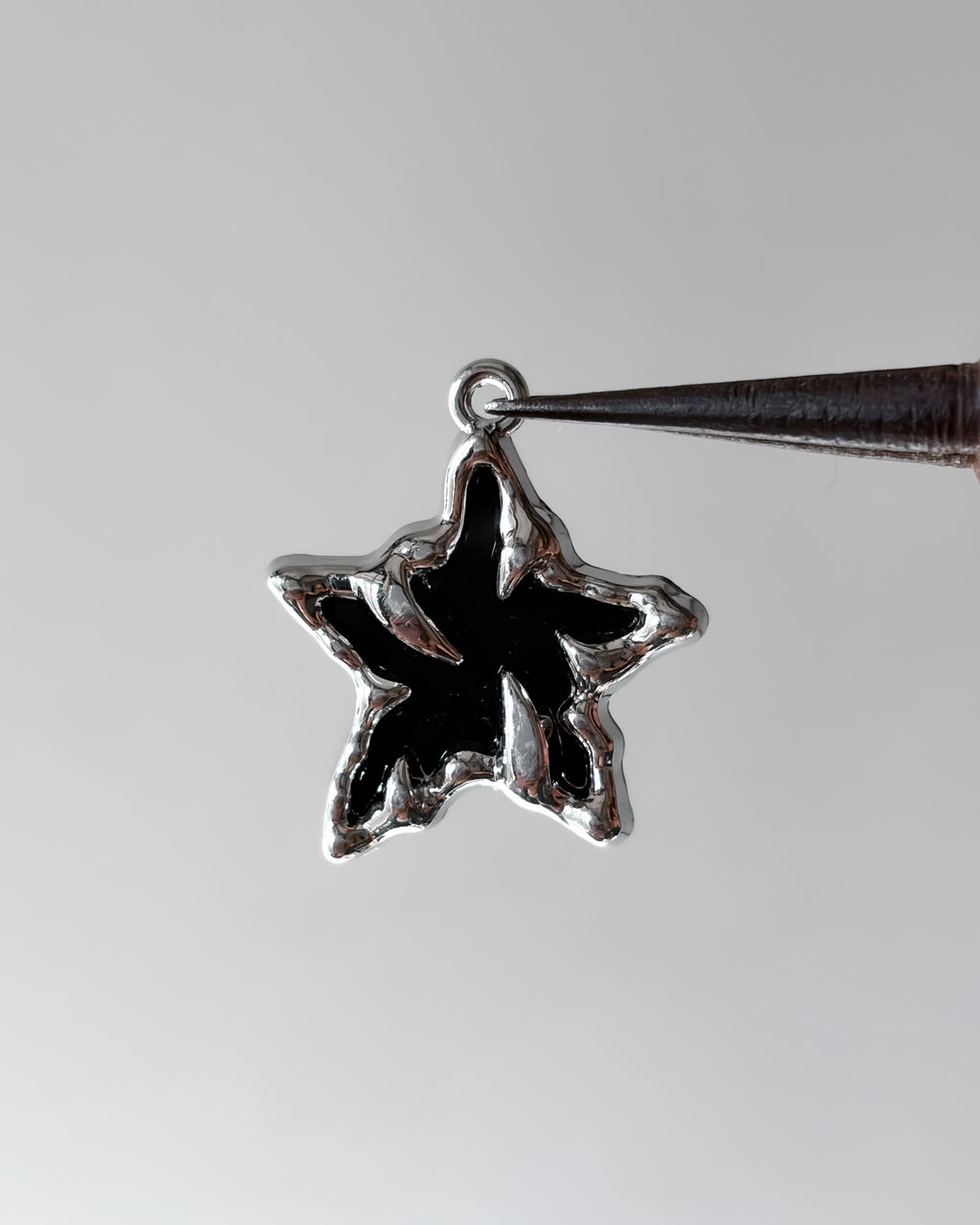 Spike star charm - 3 pc