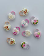 41.0 fancy acrylic beads - 10 pc