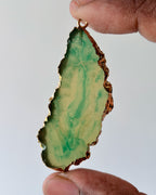 4.0 irregular resin pendants - 10 pc