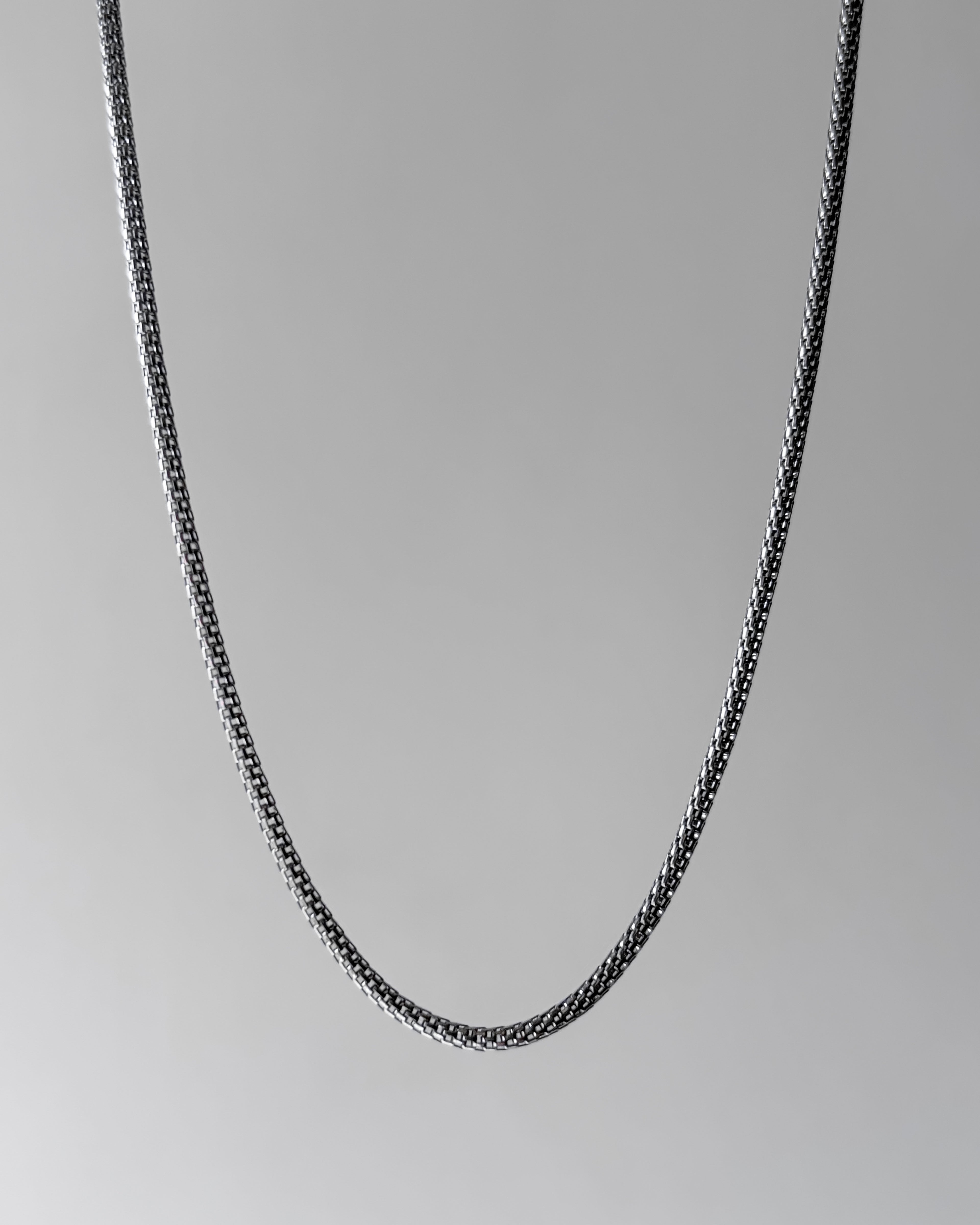 Stainless steel small box chain - 20 inch