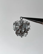 Angel heart charm - 3 pc