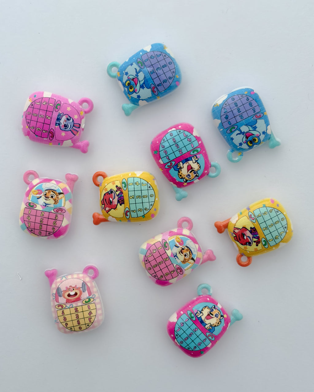 25.0 fancy acrylic beads - 10 pc