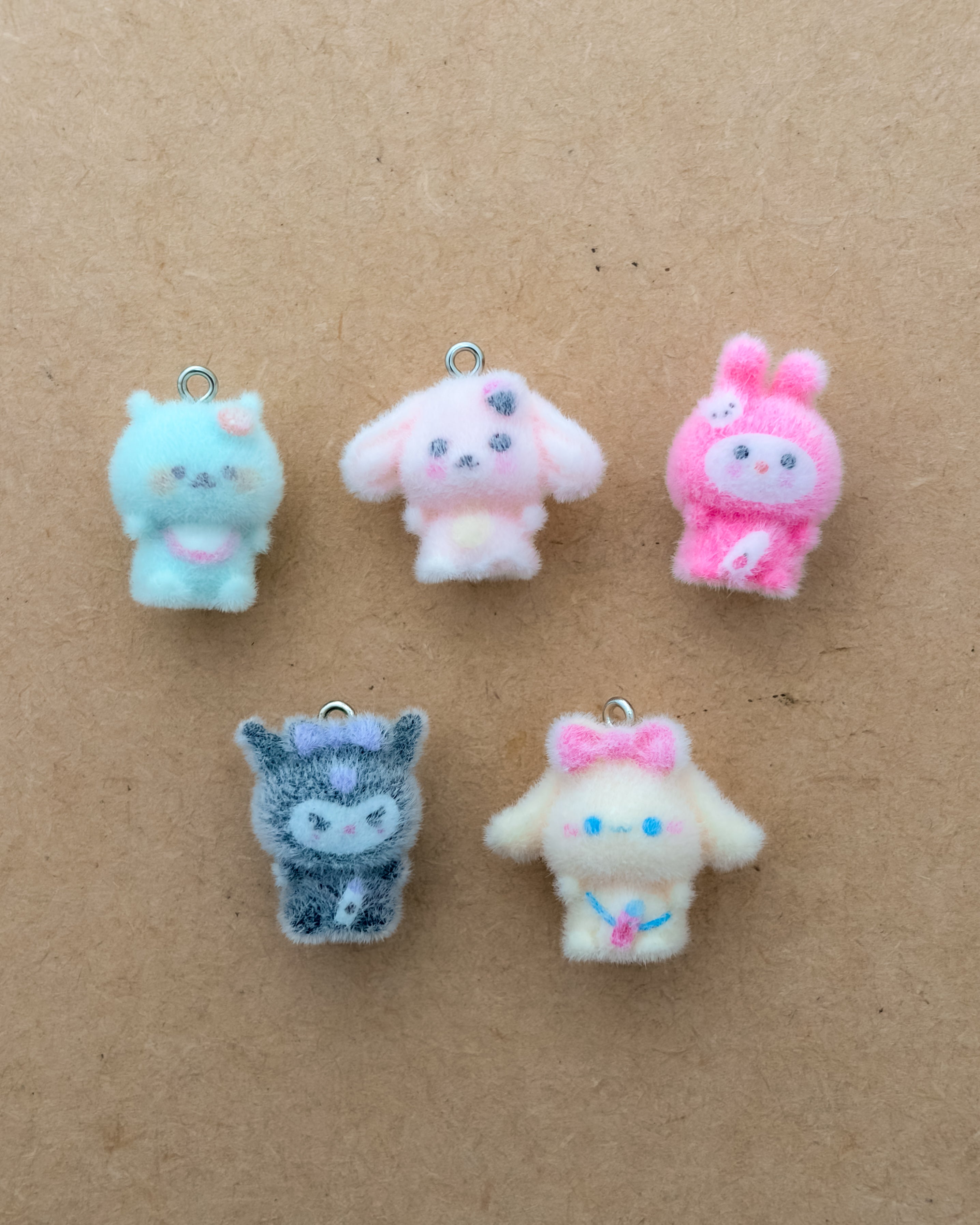 5 pc Mix fur charm