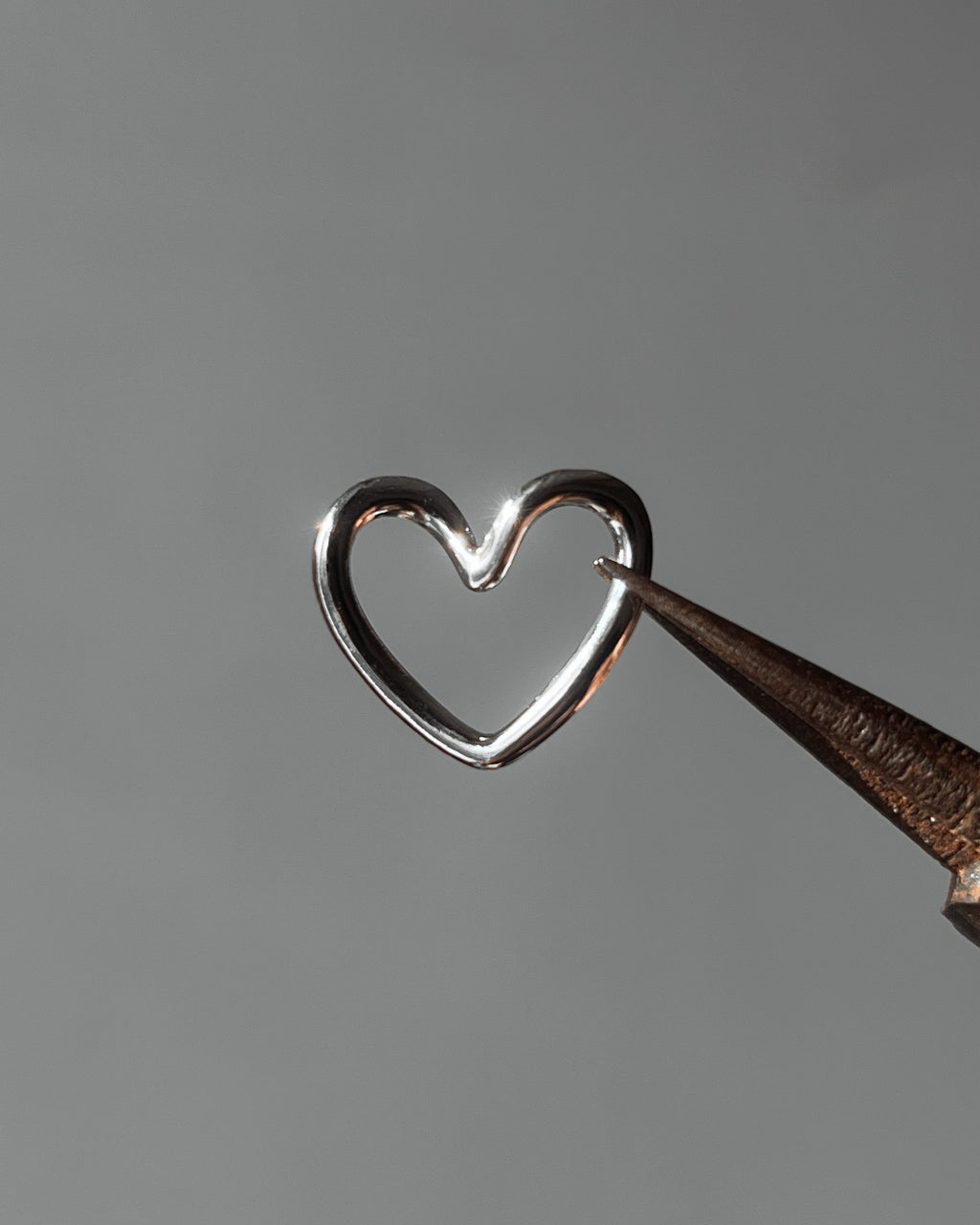 Heart charm - 100 pc