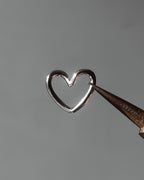 Heart charm - 100 pc