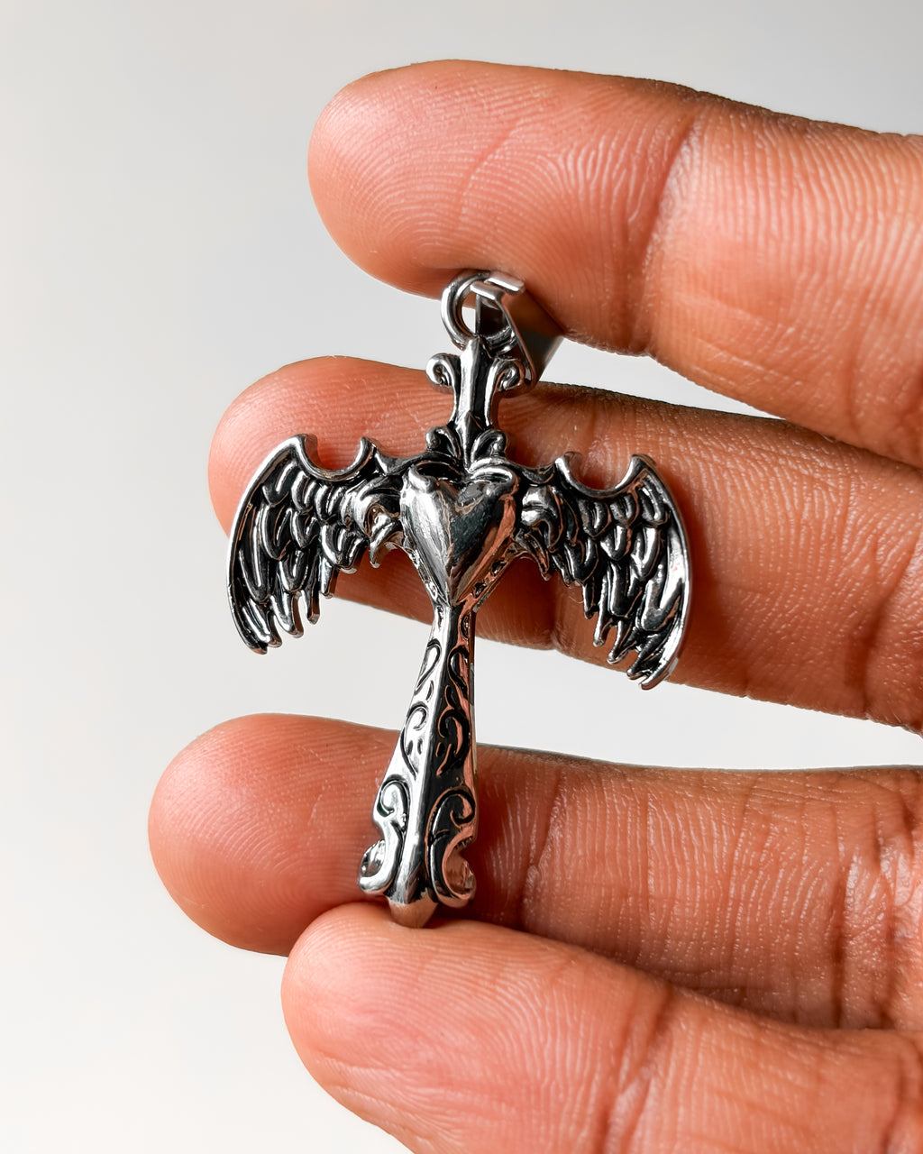 Devil heart wing Charm - 3 pc