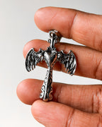 Devil heart wing Charm - 3 pc