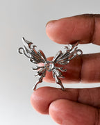 White double hook butterfly- 3 pc