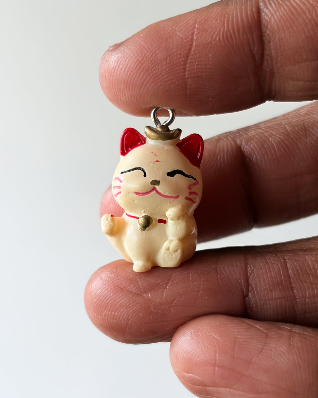 Fortune cat charm - 10 pc