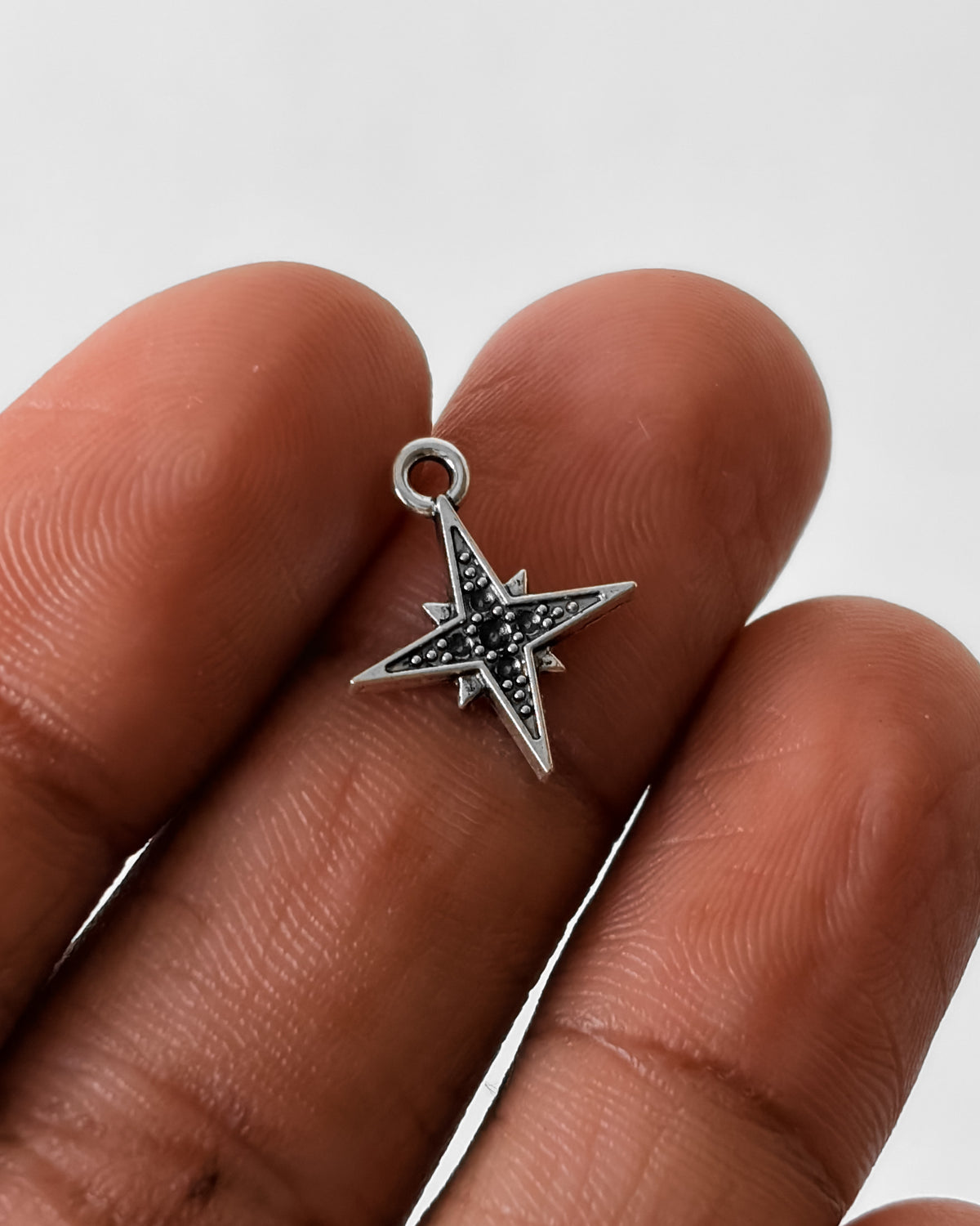 Star charm - 10 pc
