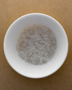 Transparent leaf beads - 25 grams