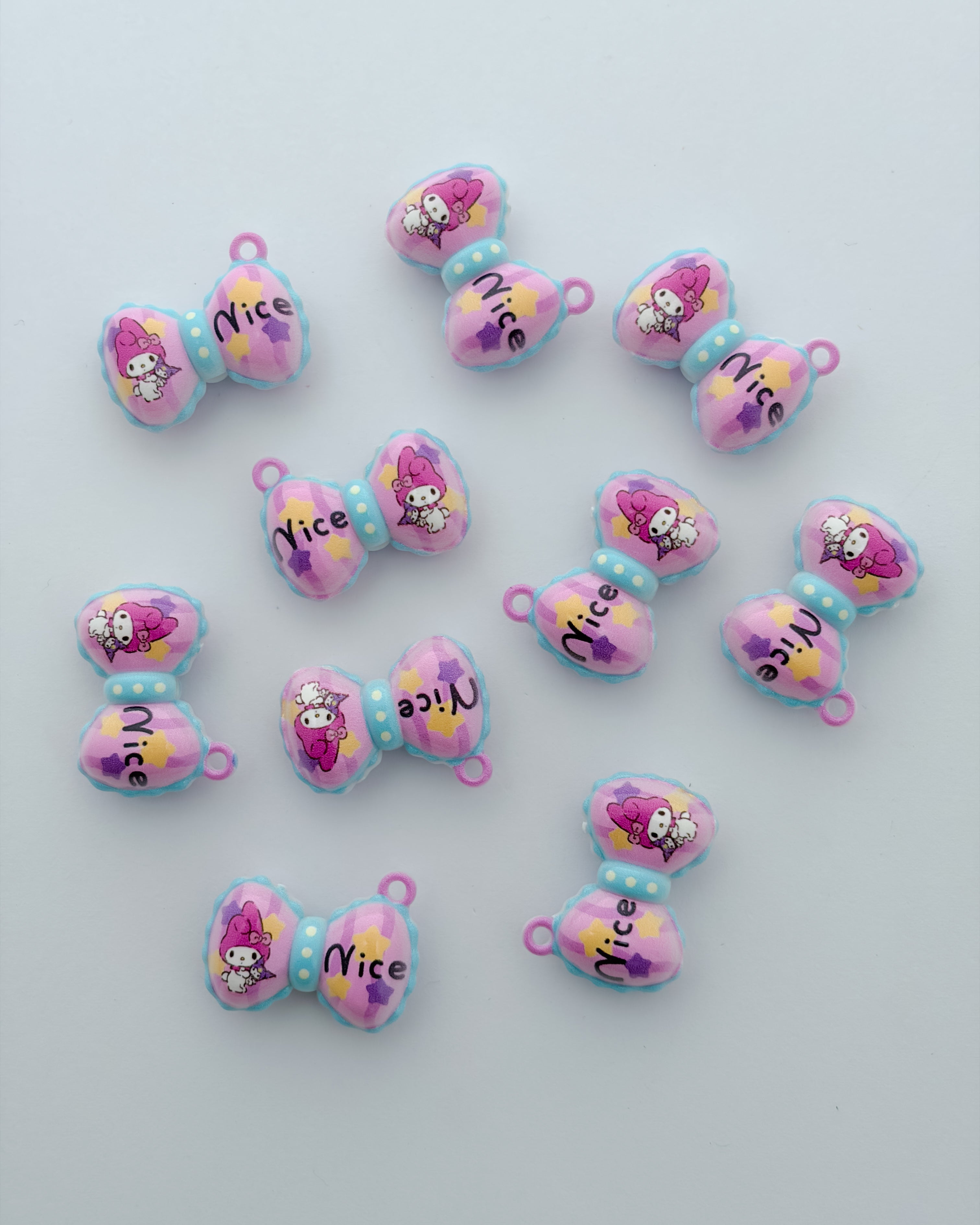 14.0 fancy acrylic beads - 10 pc