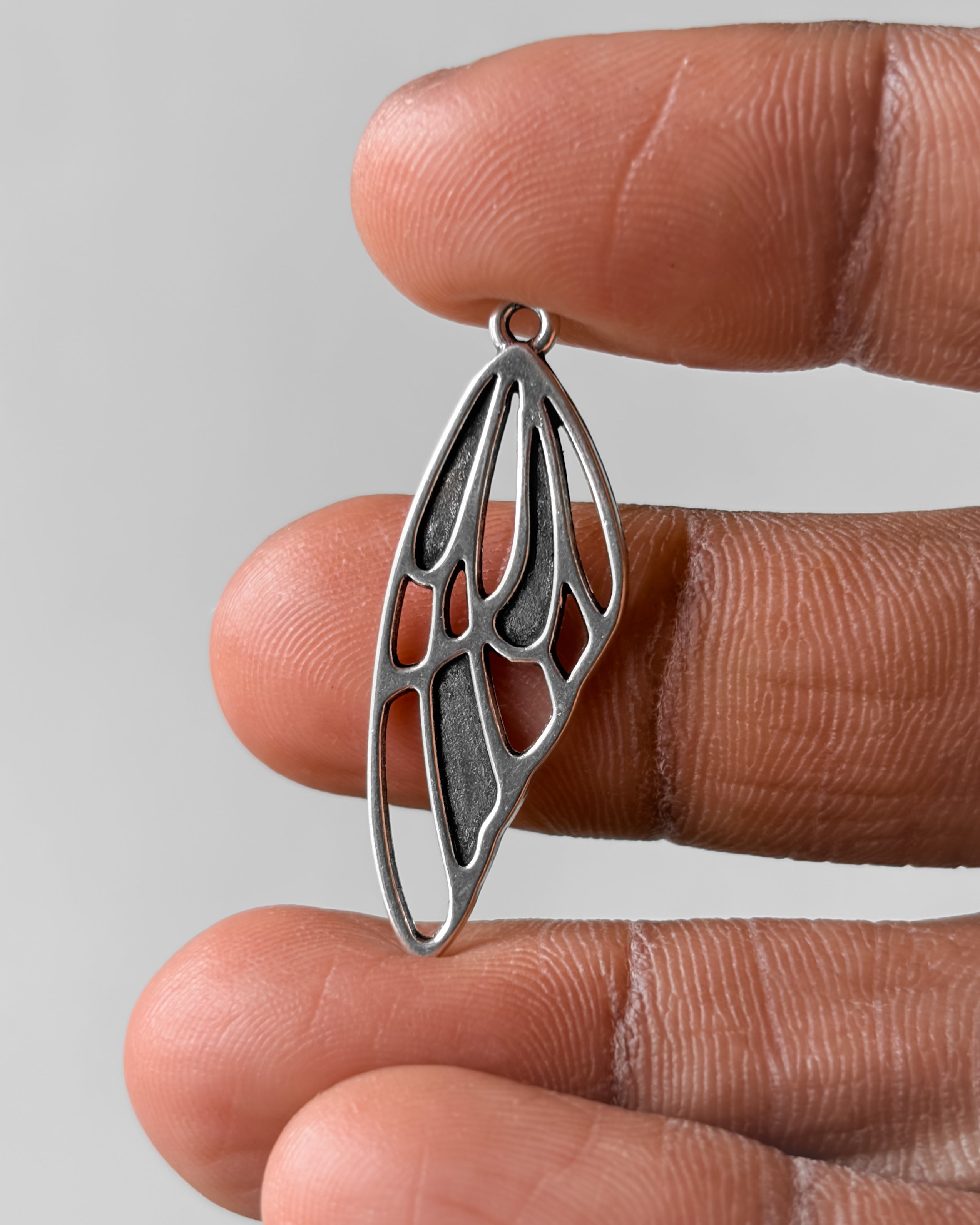 Butterfly wing charm - 10 pc