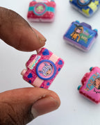 40.0 fancy acrylic beads - 10 pc