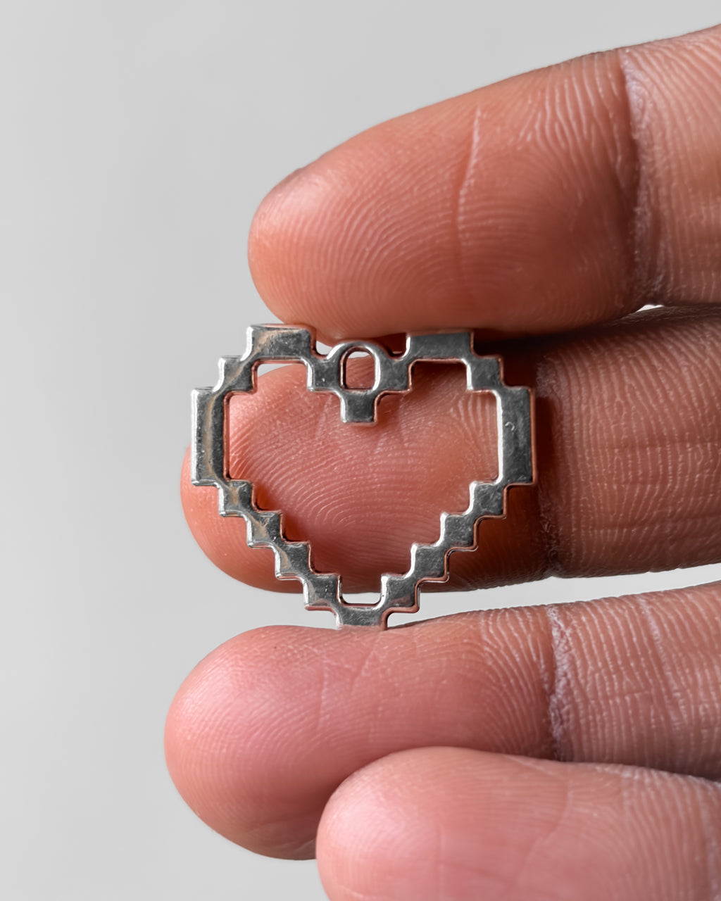Minecraft heart charm - 10 pc