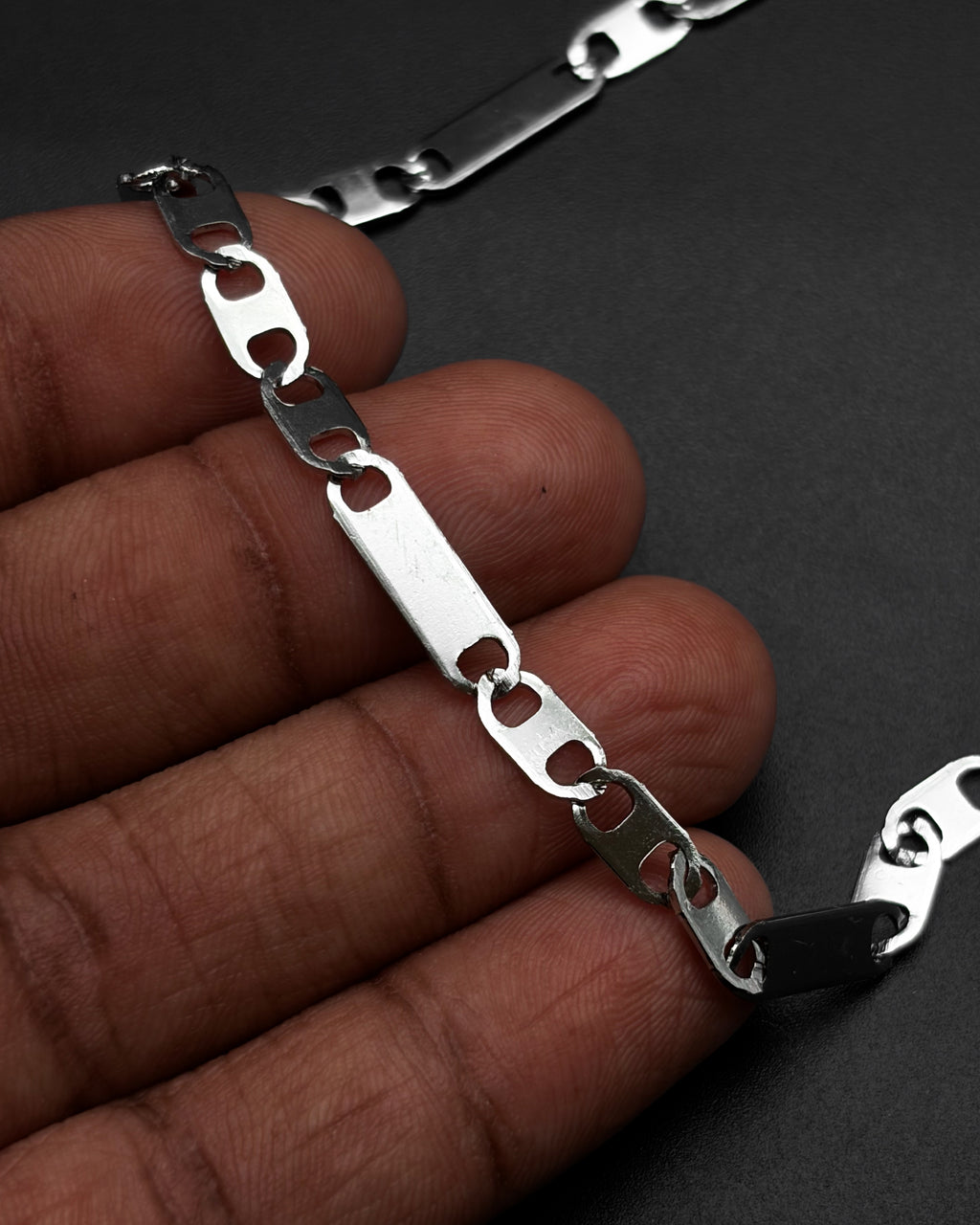 Stainless steel Flat 1-3 Link chain