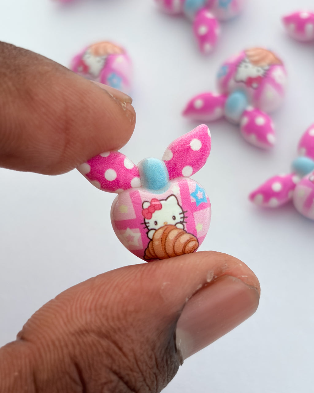 13.0 fancy acrylic beads - 10 pc