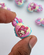 12.0 fancy acrylic beads - 10 pc