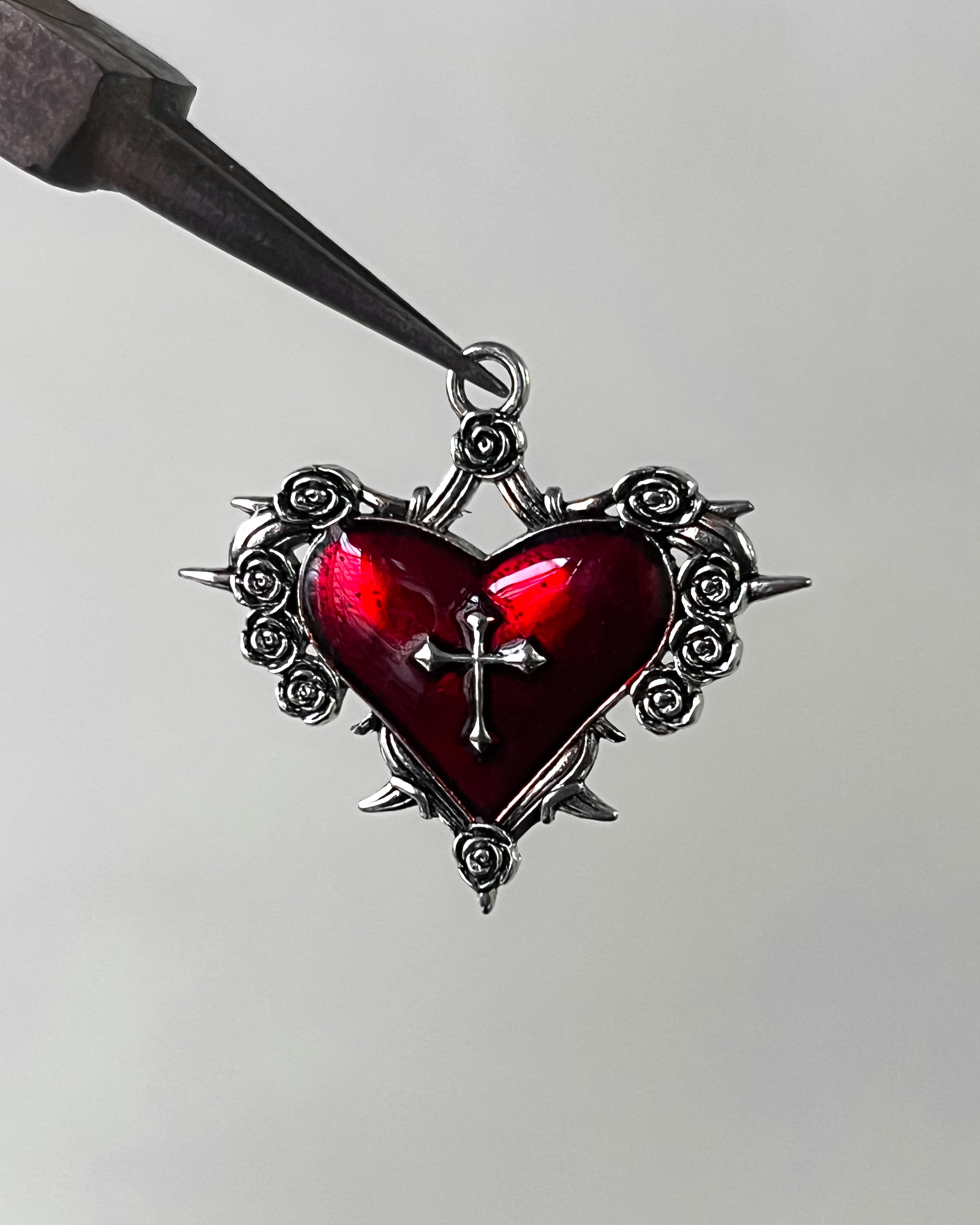 Red Cross heart charm