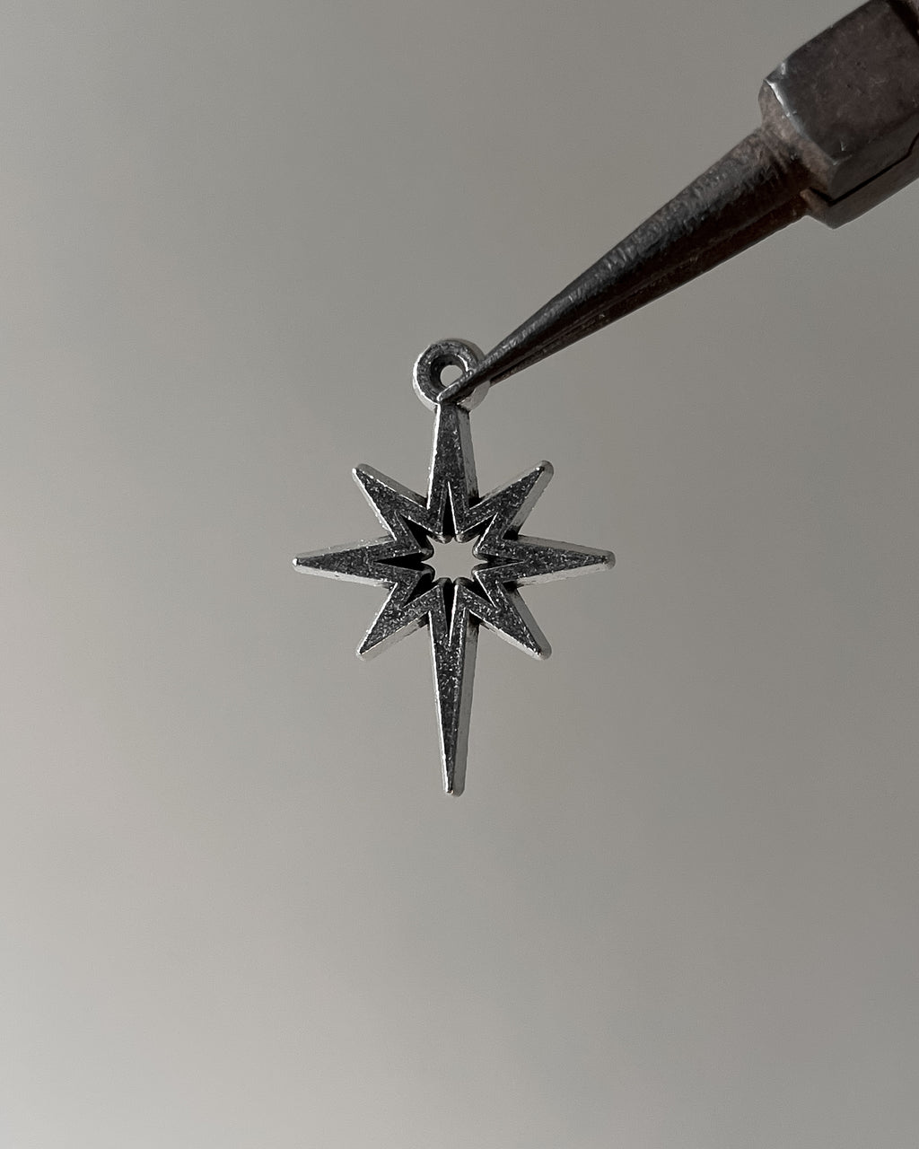 Star charm - 10 pc