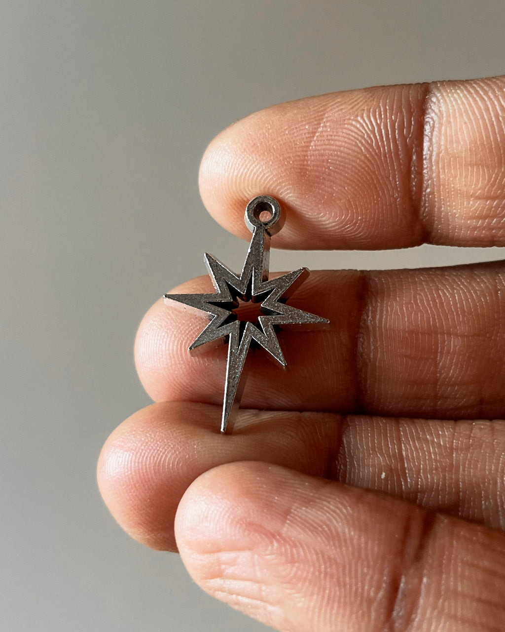 Star charm - 10 pc