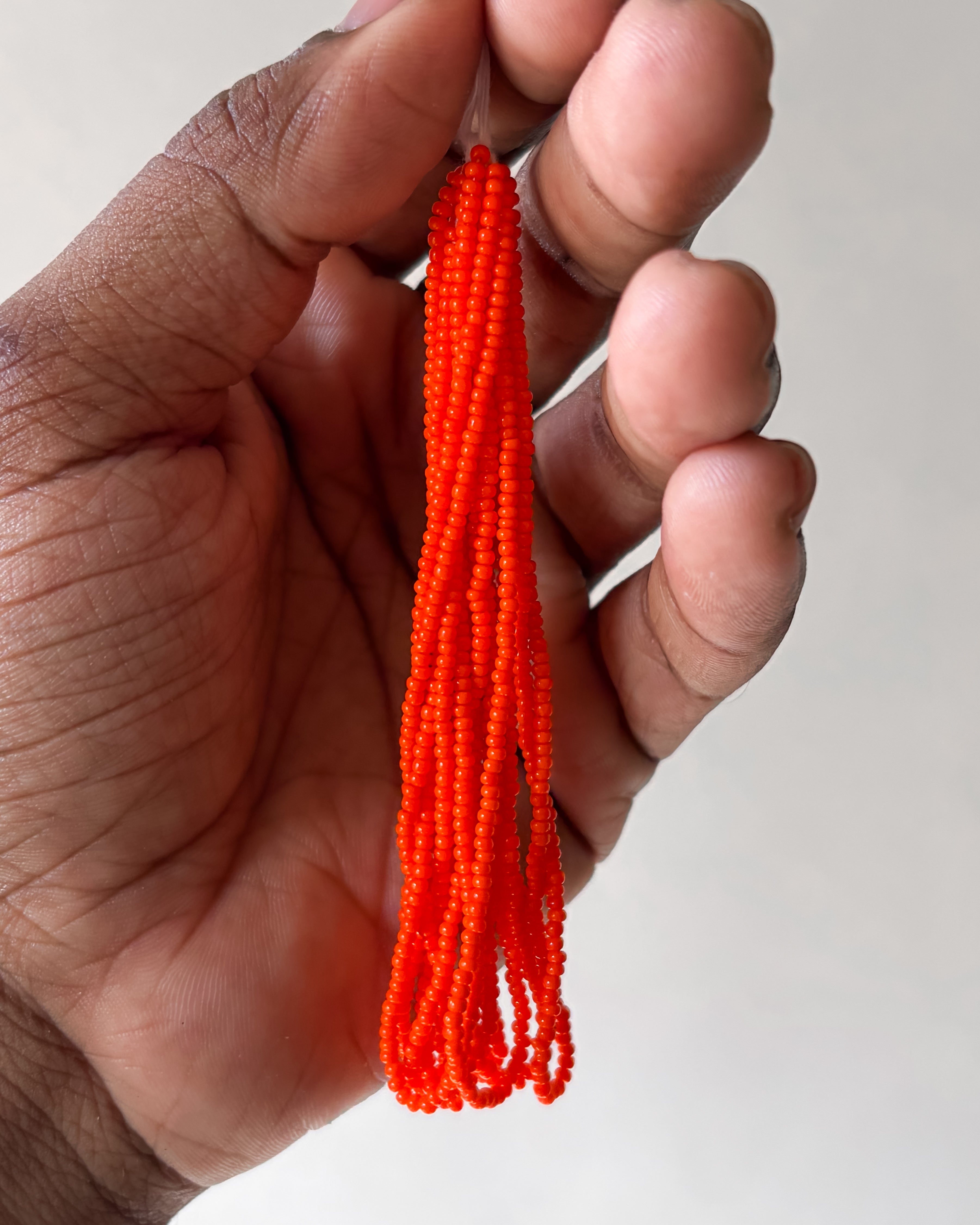 Orange 11/0 size seed beads