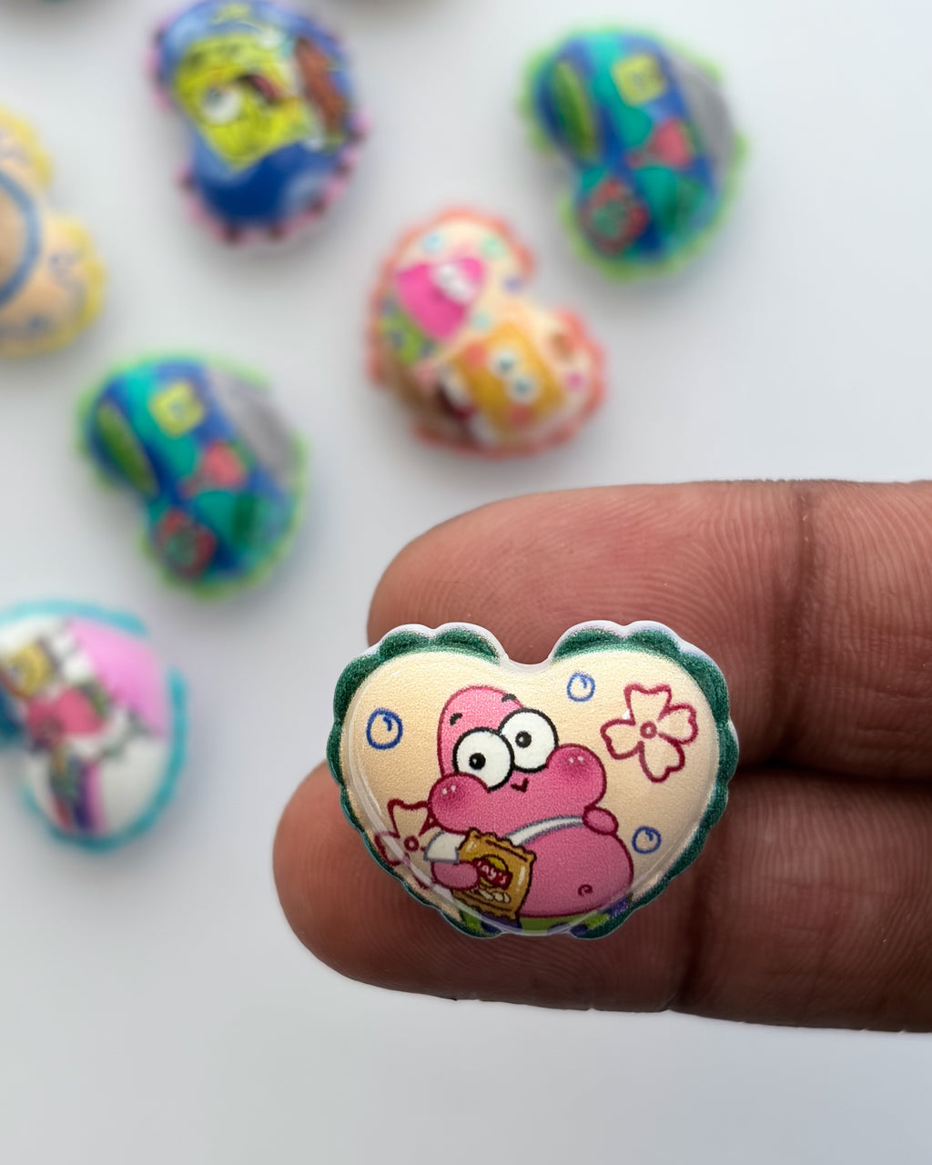 33.0 fancy acrylic beads - 10 pc