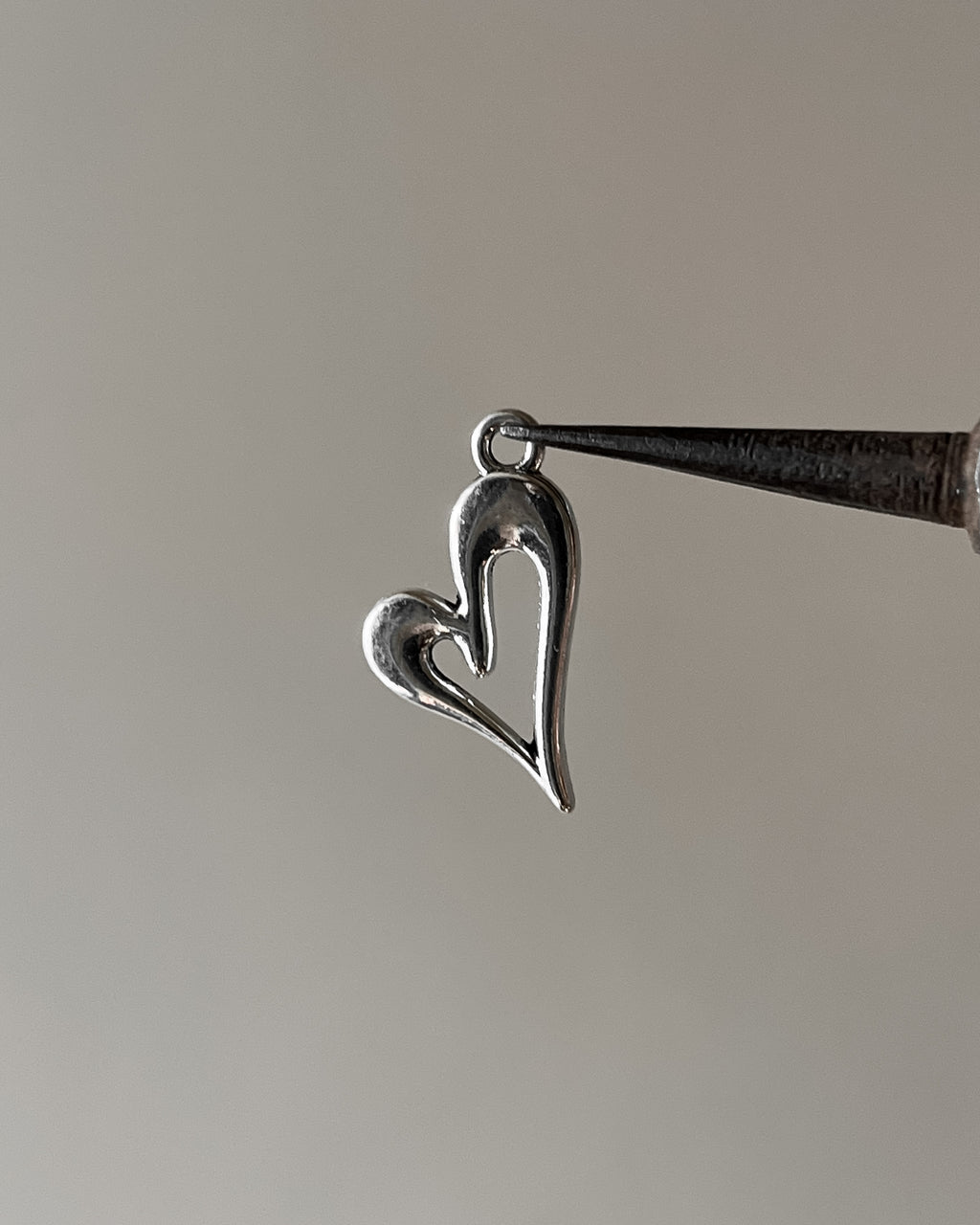 Heart charm - 10 pc