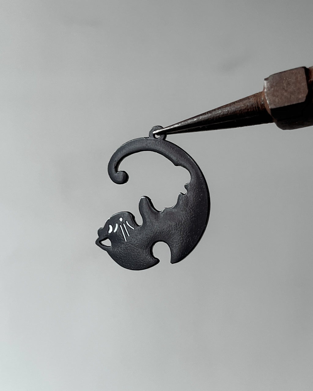 Cat couple charm