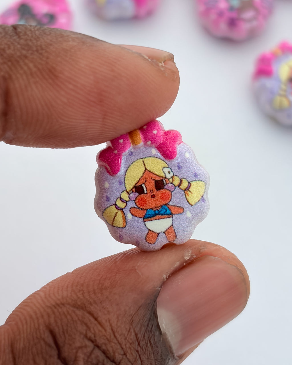 8.0 fancy acrylic beads - 10 pc
