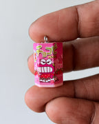 Pink choco chip charm - 10 pc