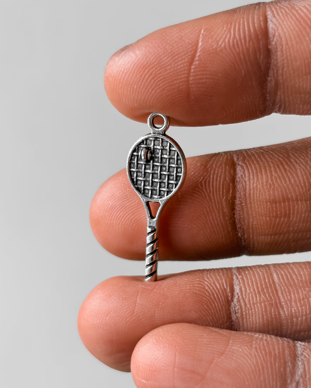 Tennis racket charm - 10 pc