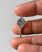 Tennis racket charm - 10 pc