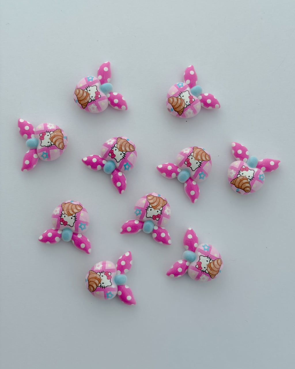 13.0 fancy acrylic beads - 10 pc