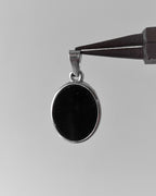 Onyx oval pendant - 1 pc