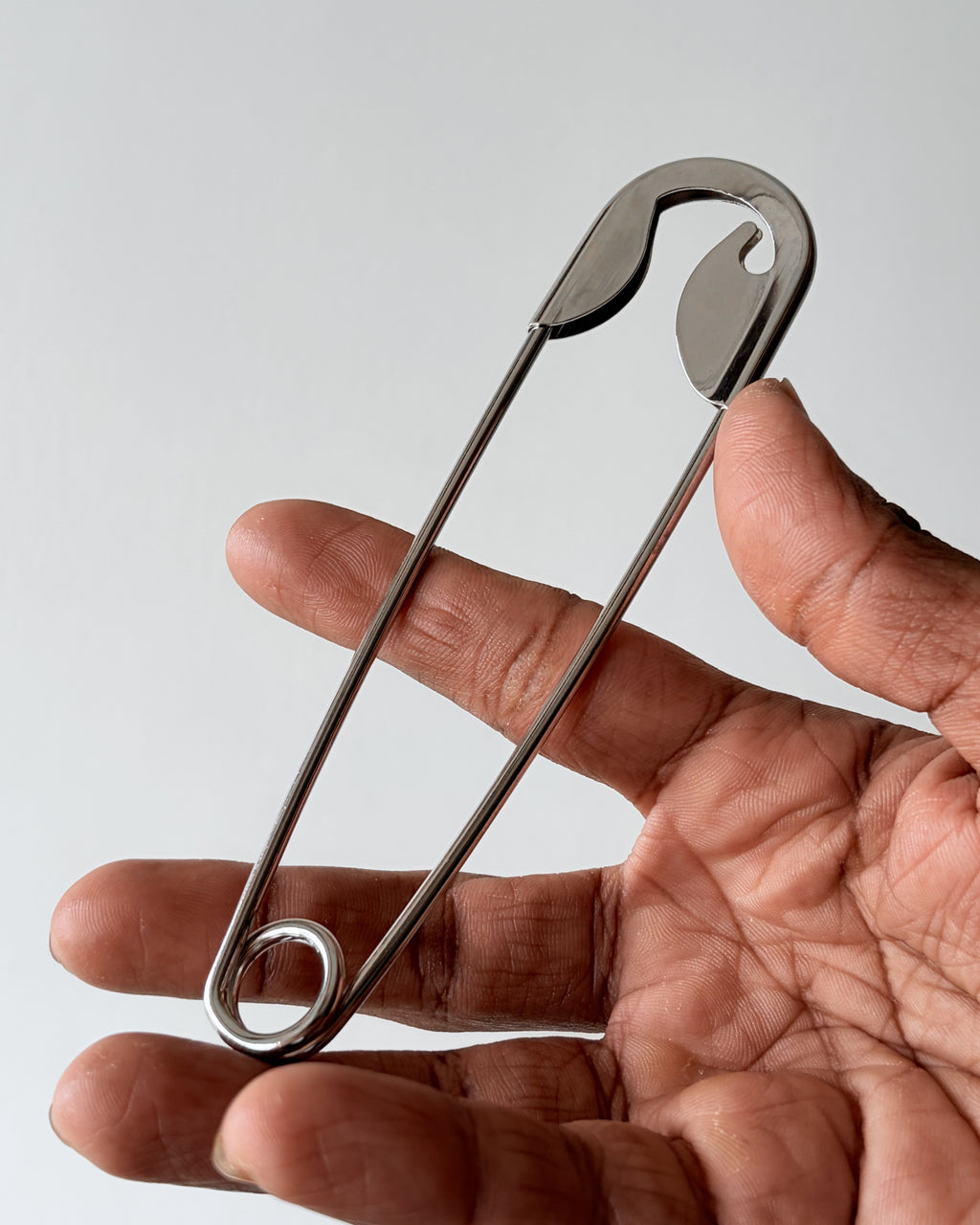 Safety pin hair pin - 1 pc