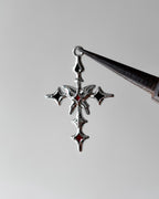 Bling cross charm - 3 pc