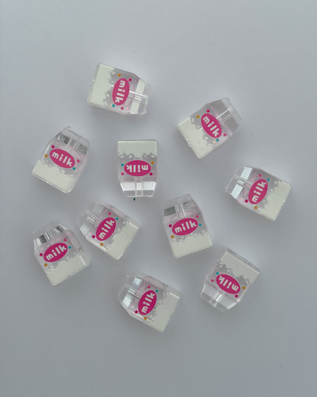 38.0 fancy acrylic beads - 10 pc