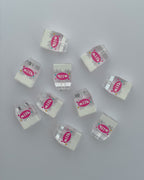 38.0 fancy acrylic beads - 10 pc