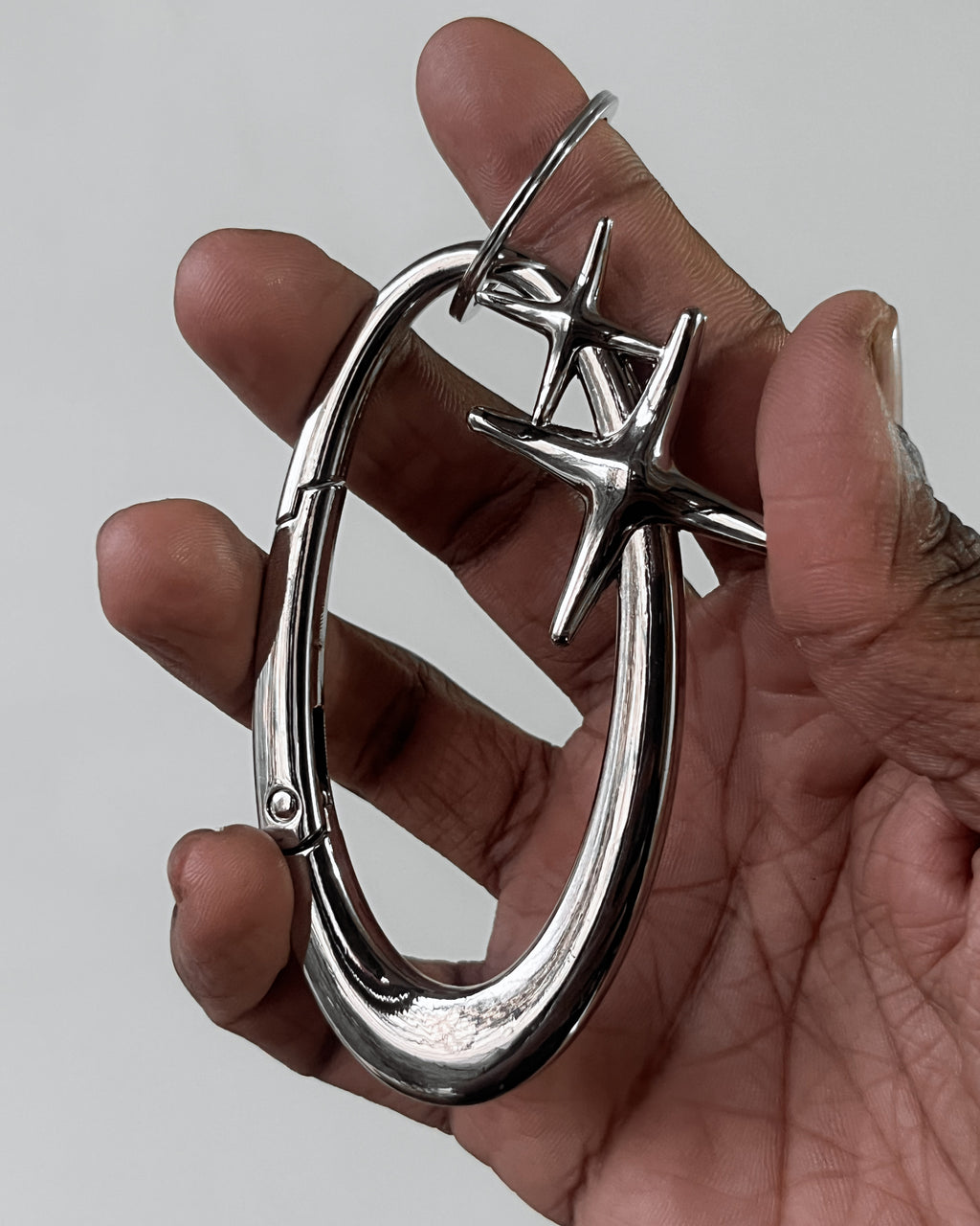 Chunky carabiner keychain