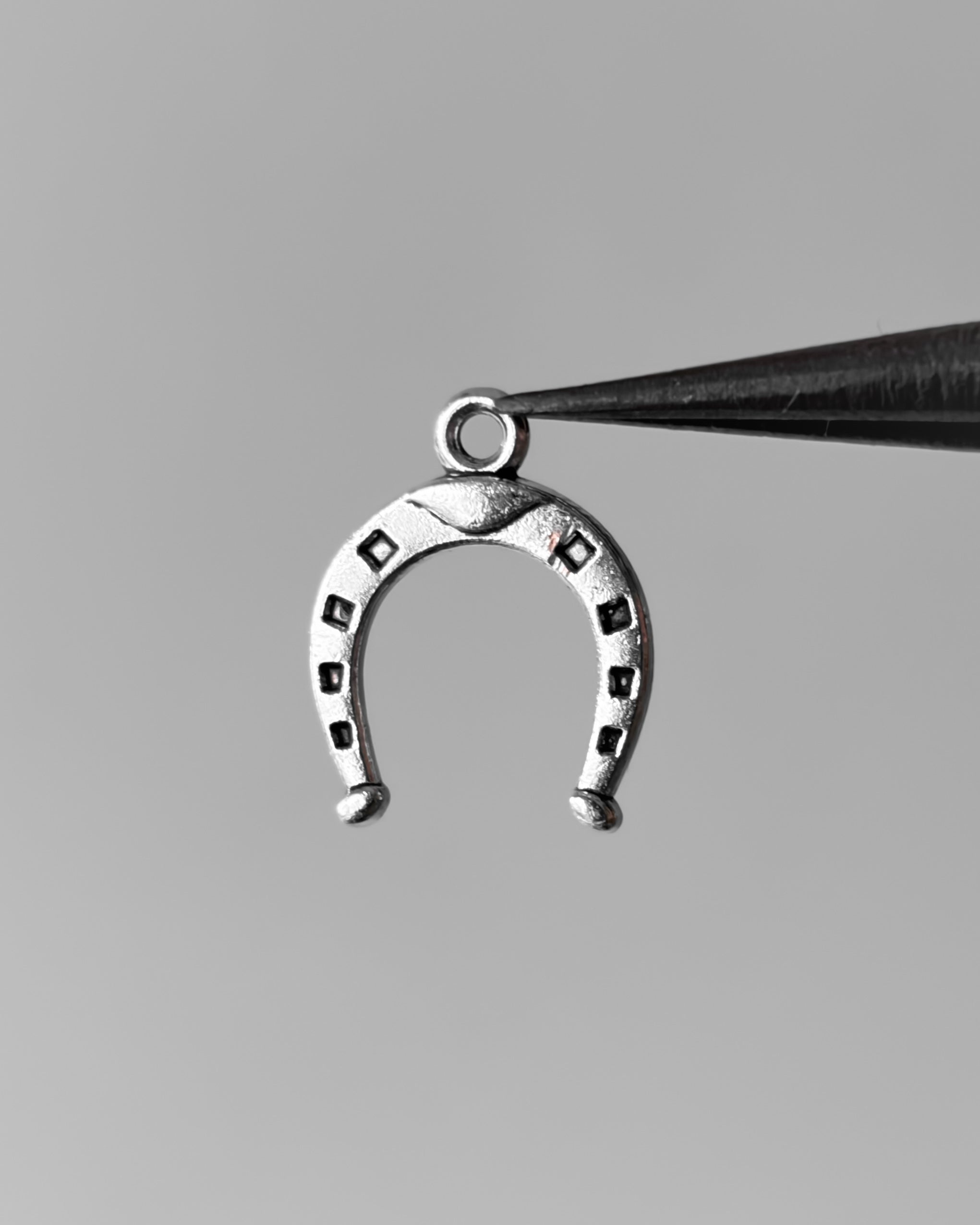 Horseshoe charm - 10 pc