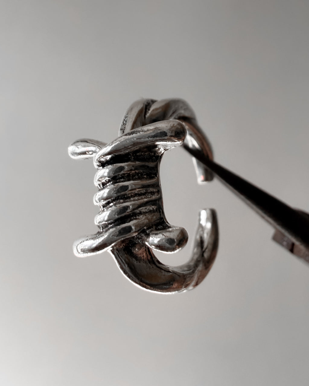 barbed wire ring - 5 pc