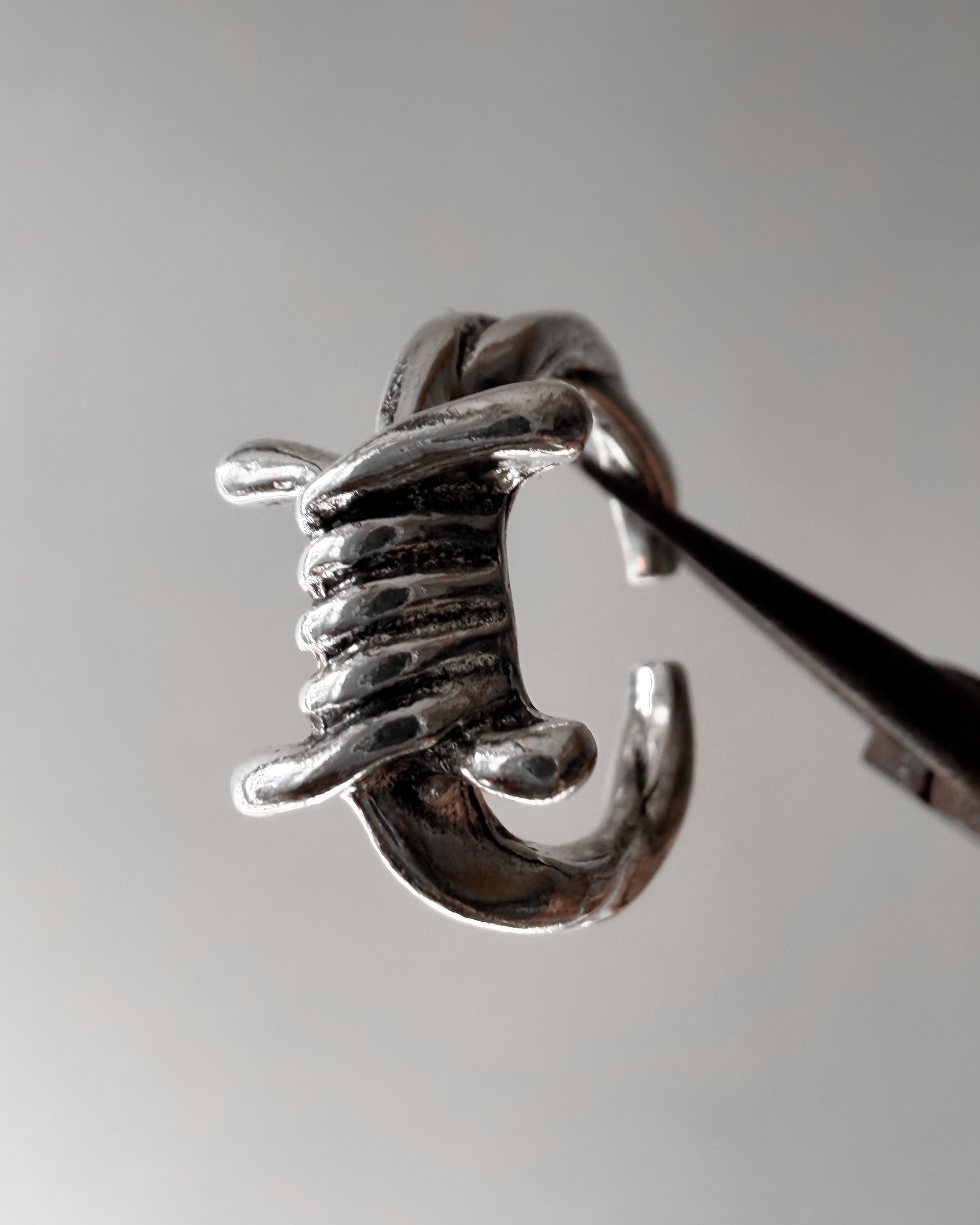 barbed wire ring - 5 pc