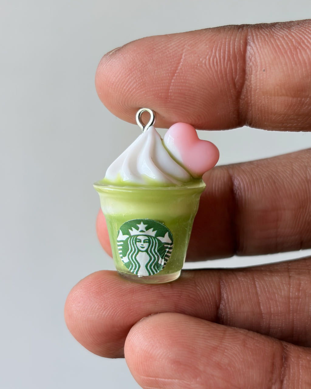 Macha ice cream charm - 10 pc