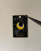 “The moon” Tarot card charm - 1 pc