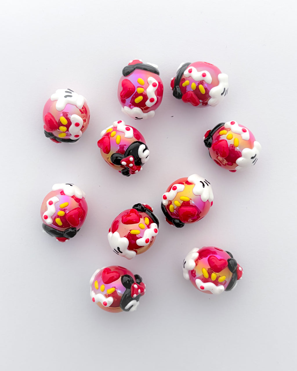 42.0 fancy acrylic beads - 10 pc