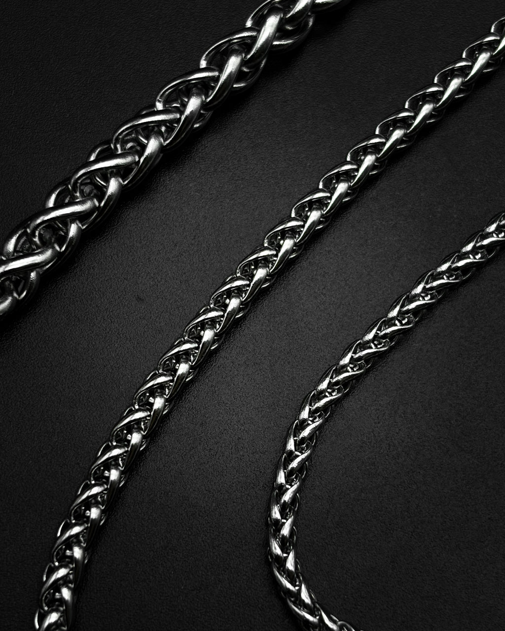 Stainless steel fox tail chain