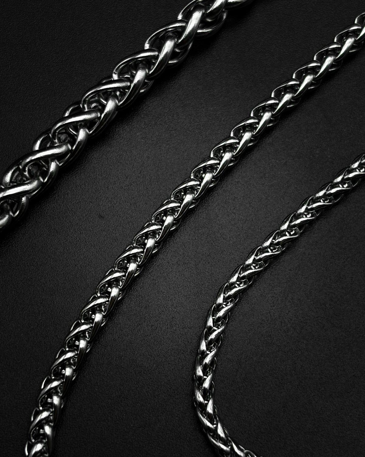 Stainless steel fox tail chain